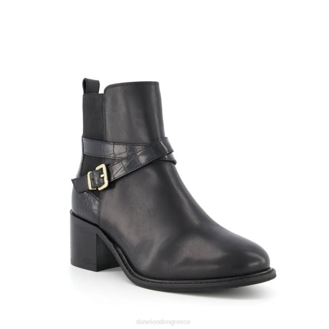 Dune London μαύρος γυναίκες μπότες με λουράκι με τακούνι J84Z368 ποιητής