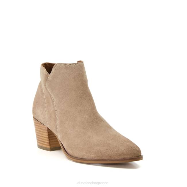Dune London άμμος γυναίκες σουέτ μποτάκια με τακούνι J84Z527 σαλόνι