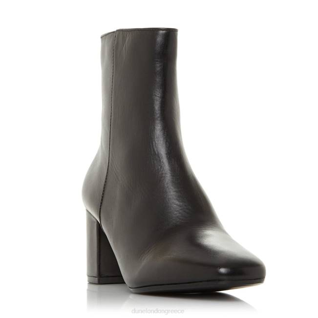 Dune London μαύρος γυναίκες τετράγωνα μποτάκια με μεσαίο τακούνι J84Z612 Όρεγκον