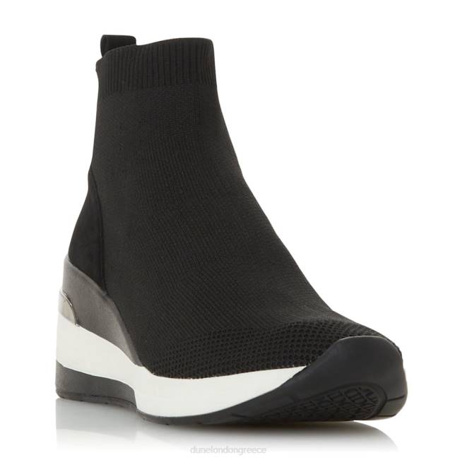 Dune London μαύρος γυναίκες γυμναστήρια κάλτσας μεσαίας σφήνας J84Z579 Έγγελος