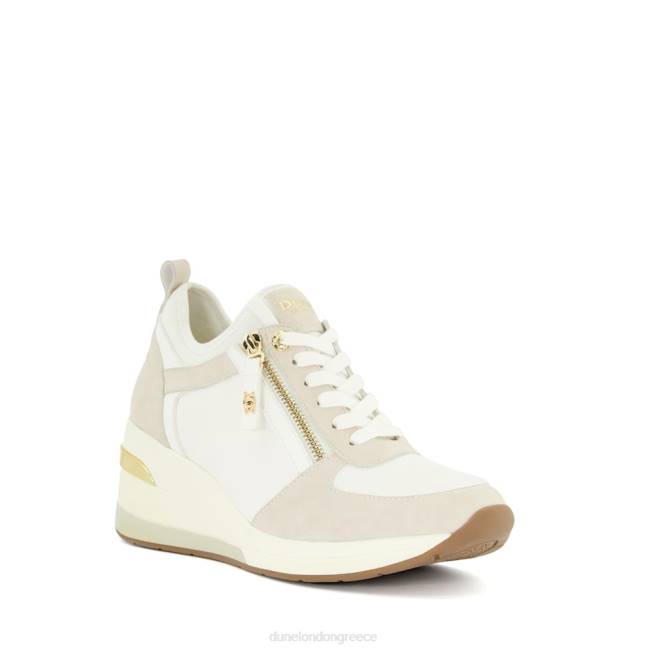 Dune London κρέμα γυναίκες σφήνα κορδόνια J84Z591 ειλιν