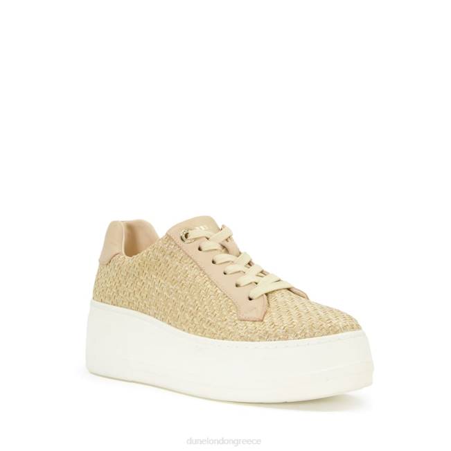 Dune London φυσικός γυναίκες κορδόνια flatform γυμναστήρια J84Z552 επεισόδιο