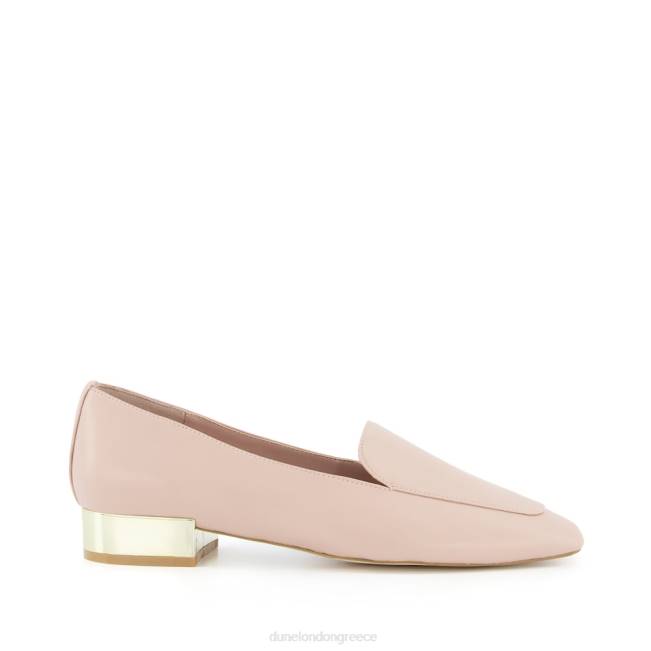 Dune London κοκκινίζω γυναίκες loafers με μεταλλικό τακούνι J84Z658 gracelins