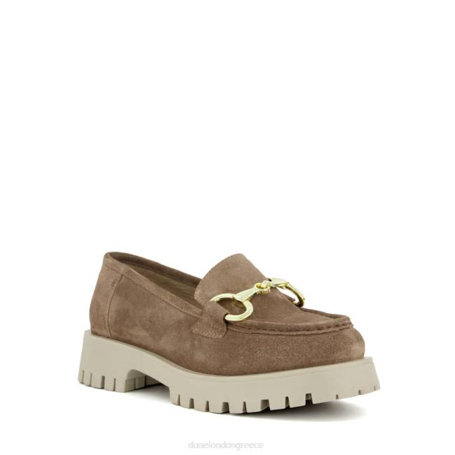 Dune London καραμέλλα γυναίκες χοντροκομμένα loafers snaffle-trim J84Z110 κοίταξε
