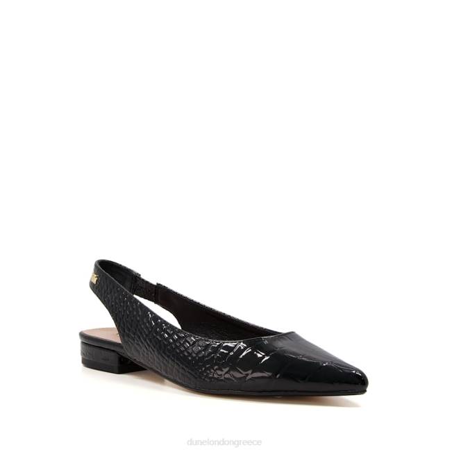 Dune London μαύρος γυναίκες αντλίες μπαλέτου slingback J84Z505 καραμέλλο