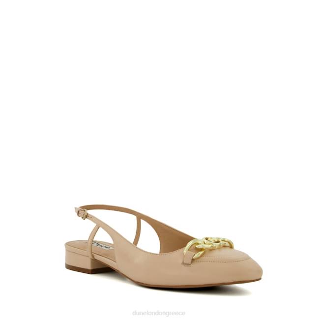 Dune London κοκκινίζω γυναίκες επίπεδες αντλίες slingback J84Z61 χίπις