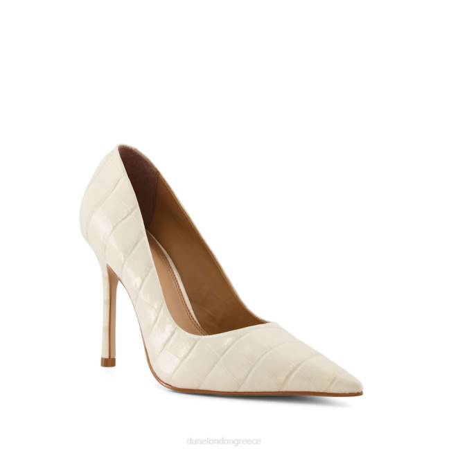 Dune London κρέμα γυναίκες κροκ γόβες J84Z349 bento