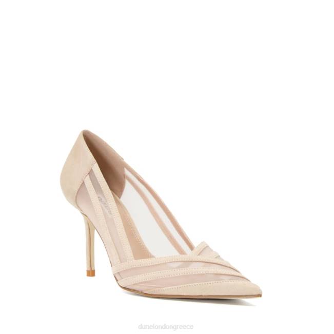 Dune London γυμνός γυναίκες παπούτσια δικαστηρίου με διχτυωτές επενδύσεις J84Z473 άξονας