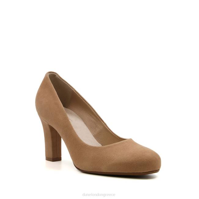 Dune London καμήλα γυναίκες άνετα παπούτσια με μεσαίο τακούνι J84Z563 εκ μελιάς