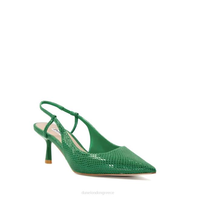 Dune London πράσινος γυναίκες παπούτσια γηπέδου με τακούνια J84Z592 συνδετήρας