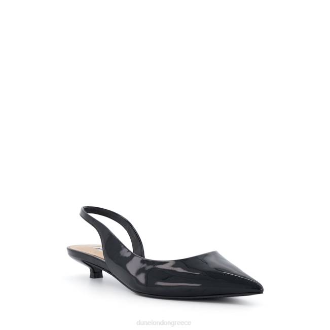Dune London μαύρος γυναίκες γατάκι με τακούνι slingback δικαστήριο J84Z19 πιο ήρεμος