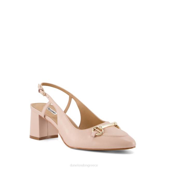 Dune London γυμνός γυναίκες Γήπεδα snaffle-trim μπλοκ-τακούνι slingback J84Z507 κασσυ