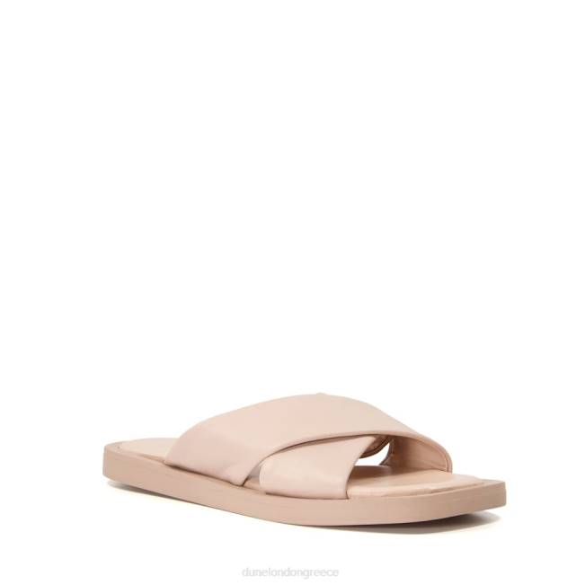 Dune London γυμνός γυναίκες δερμάτινα σανδάλια J84Z501 γλυκόριζα