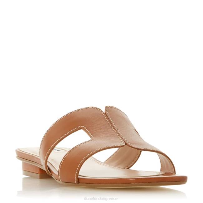 Dune London βυρσοδέψω γυναίκες έξυπνα πέδιλα με φαρδιά εφαρμογή J84Z570 φακό