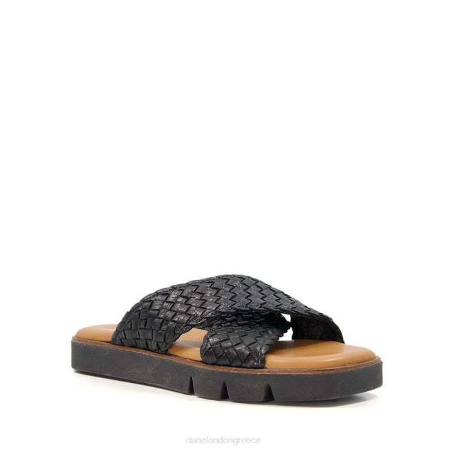 Dune London μαύρος γυναίκες υφαντά δερμάτινα ρυθμιστικά J84Z596 λεξέυ