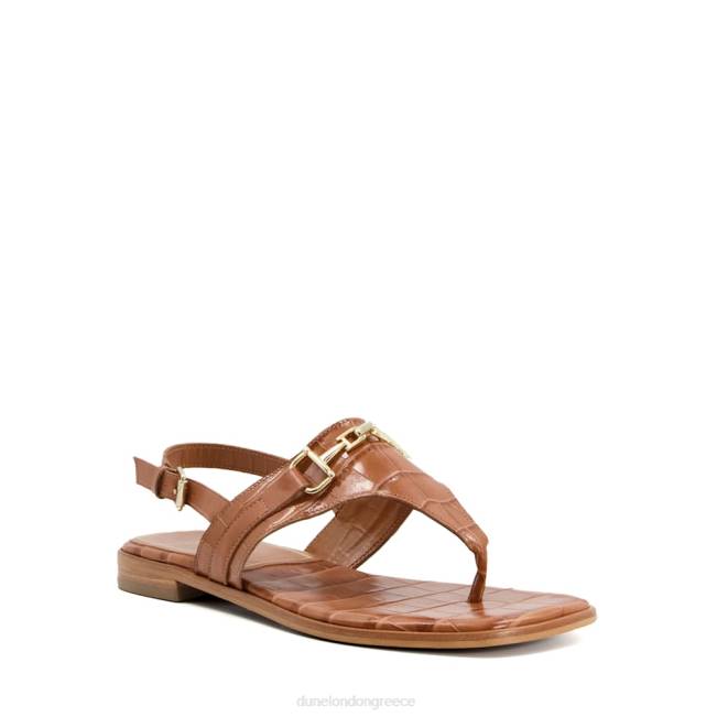 Dune London βυρσοδέψω γυναίκες casual σανδάλια με στρινγκ με λουράκι J84Z214 lexley