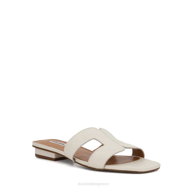 Dune London άσπρο γυναίκες smart slider σανδάλια J84Z544 φακό