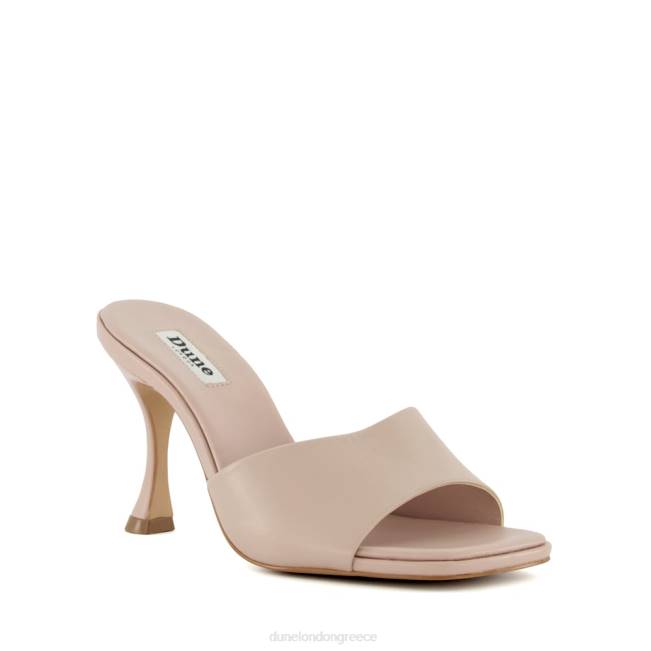 Dune London εκρού γυναίκες Μουλάρια με ανοιχτό τακούνι J84Z12 περιοδικό