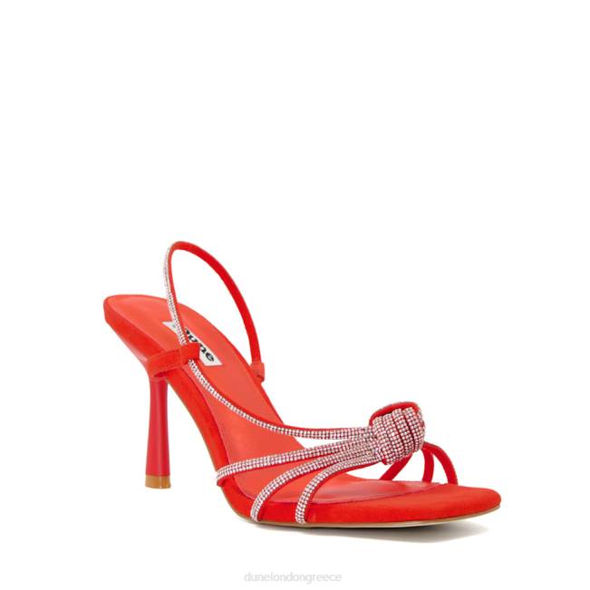 Dune London πορτοκάλι γυναίκες Σανδάλια με τακούνι με λουράκι J84Z133 μετα