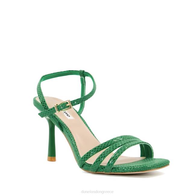 Dune London πράσινος γυναίκες σανδάλια με τιράντες J84Z256 μεγάλη φιάλη οίνου