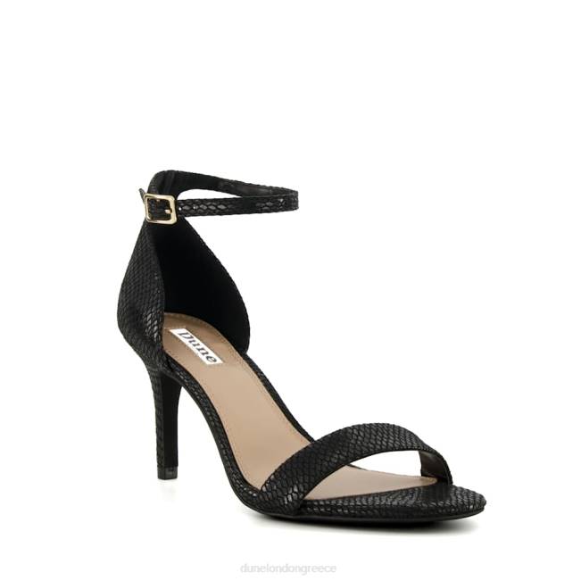 Dune London μαύρος γυναίκες σανδάλια με τιράντες με σκληρή πλάτη J84Z25 morra