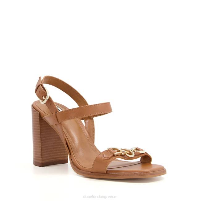 Dune London βυρσοδέψω γυναίκες σανδάλι με τακούνι J84Z561 κατώτερος