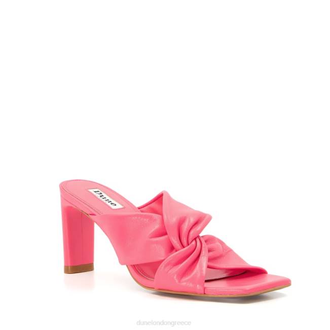 Dune London ροζ γυναίκες συστροφή κόμπος μουλάρι J84Z598 μαγνήτης