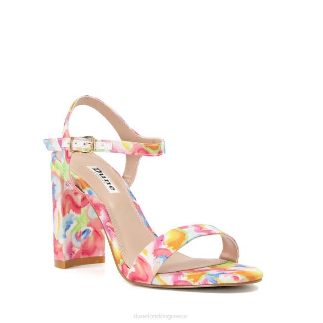 Dune London πολυ γυναίκες στάμπα πέδιλα με τακούνι J84Z82 Μιλάνο