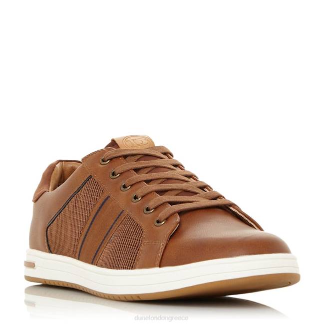 Dune London βυρσοδέψω άνδρες εκπαιδευτές λωρίδων J84Z762 αληθής