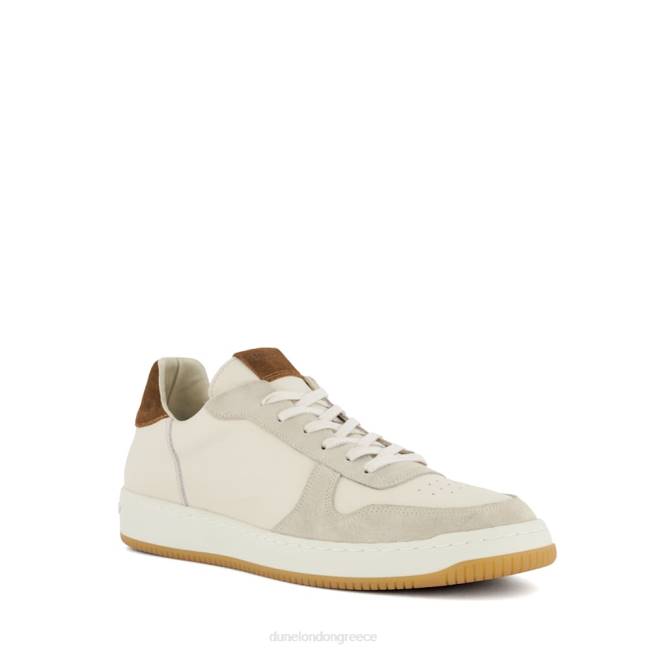 Dune London υπόλευκο άνδρες σουέτ κορδόνια J84Z770 Τίμον