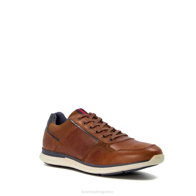 Dune London βυρσοδέψω άνδρες ριγέ tab trainers J84Z889 Tynecastle
