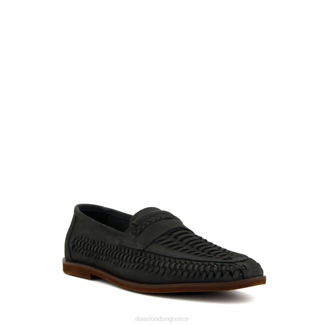 Dune London σκοτεινό ναυτικό άνδρες casual υφαντά loafers J84Z710 τούβλα