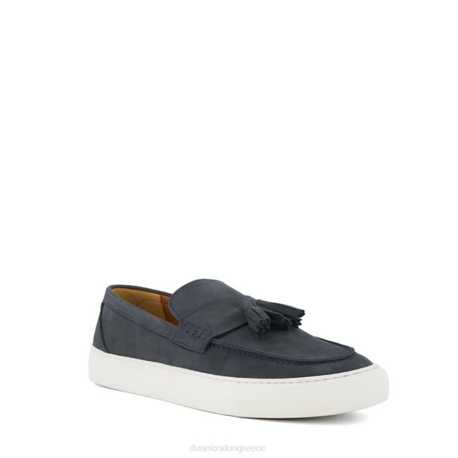 Dune London ΠΟΛΕΜΙΚΟ ΝΑΥΤΙΚΟ άνδρες casual loafers nubuck με φούντα J84Z698 κρεβατιού