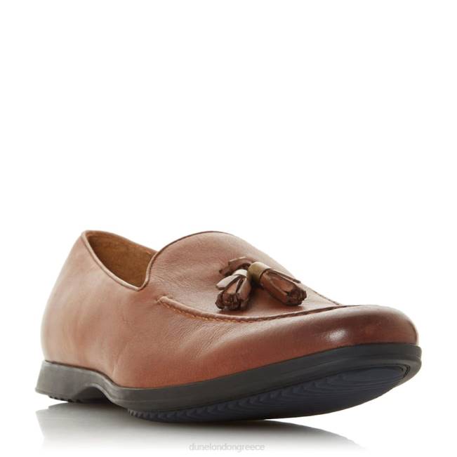 Dune London βυρσοδέψω άνδρες loafer λεπτομέρεια φούντας J84Z871 Περθ