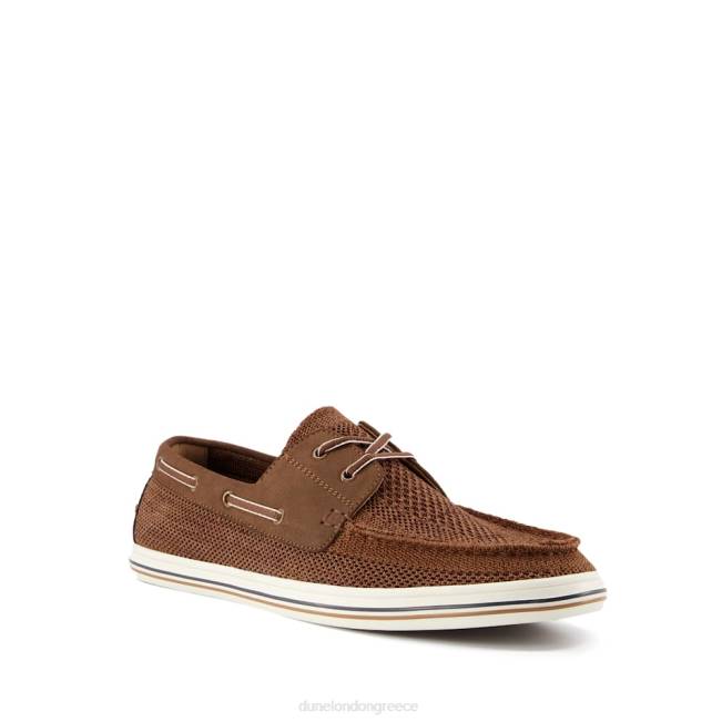 Dune London βυρσοδέψω άνδρες πλεκτά παπούτσια βάρκας J84Z744 καυστήρας