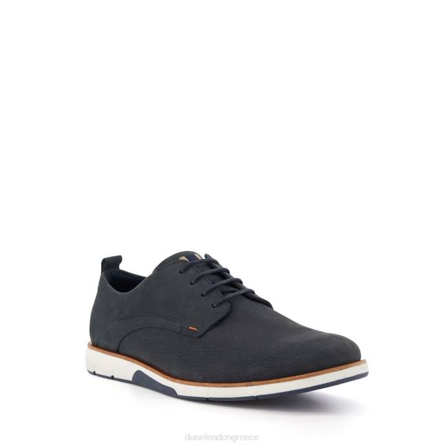Dune London μπλε άνδρες casual φαρδιά παπούτσια gibson J84Z778 barnabey