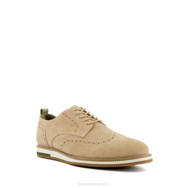 Dune London άμμος άνδρες casual παπούτσια nubuck με κορδόνια J84Z838 τρίχες