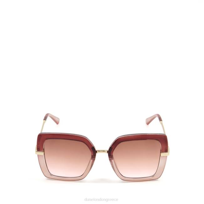 Dune London βιζόν γυναίκες δίχρωμα υπερμεγέθη γυαλιά ηλίου J84Z175 τζίντζερ