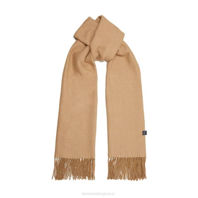 Dune London καμήλα γυναίκες κασκόλ με κρόσσια J84Z303 leslie