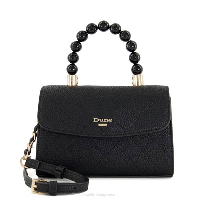 Dune London μαύρος γυναίκες καπιτονέ τσάντα αρπαγής με μικρή χάντρα J84Z188 αποσιωπητικά