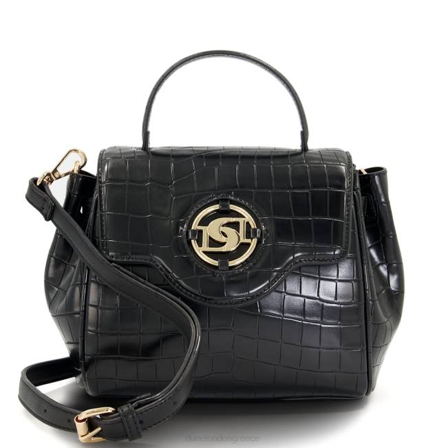 Dune London μαύρος γυναίκες Τσάντα αρπαγής με μεσαίο αποτέλεσμα κροκ J84Z7 δισεκατομμύριο