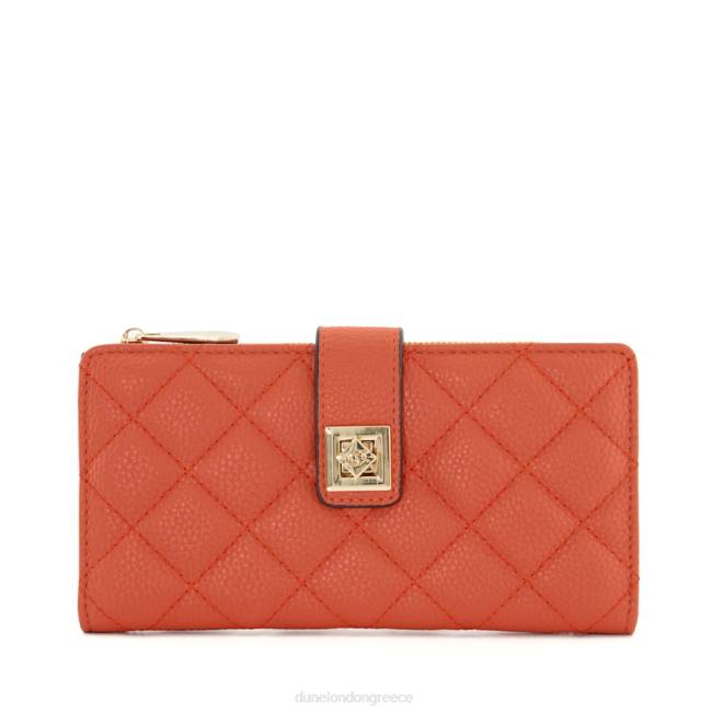 Dune London πορτοκάλι γυναίκες καπιτονέ θήκη καρτών με λουράκι J84Z202 κλίντον