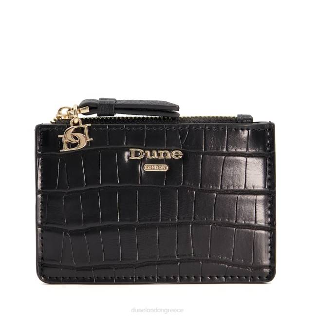 Dune London μαύρος γυναίκες δομημένο κάτοχος κάρτας γούρι-λεπτομέρεια J84Z315 knoxville