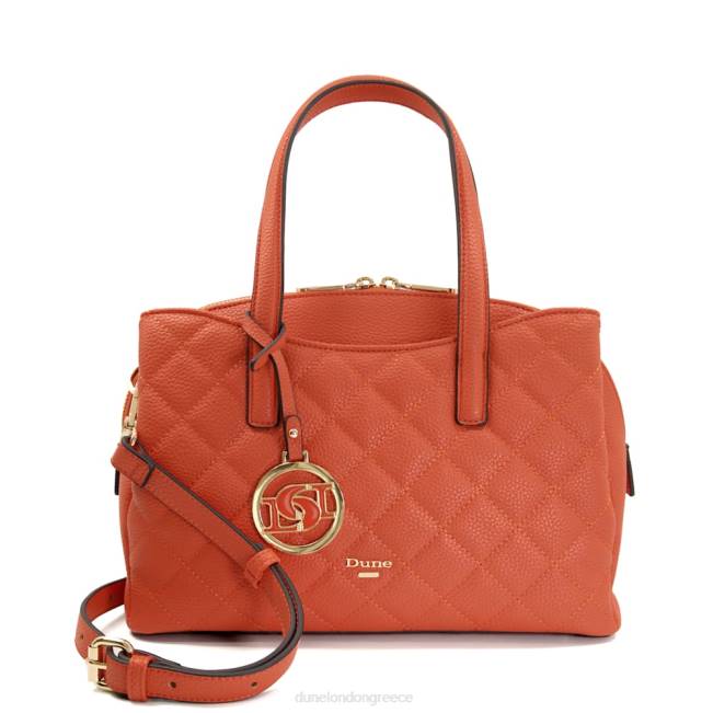 Dune London πορτοκάλι γυναίκες μικρή τσάντα με καπιτονέ με διαμάντια J84Z209 αξιοπρεπής