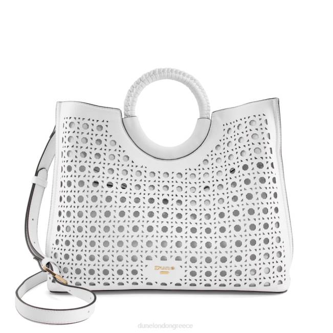 Dune London άσπρο γυναίκες τσάντα κομμένη με λέιζερ J84Z251 dellila