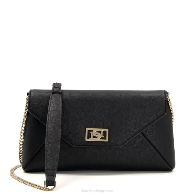 Dune London μαύρος γυναίκες τσάντα ώμου με λαβή αλυσίδας J84Z318 ελισσια