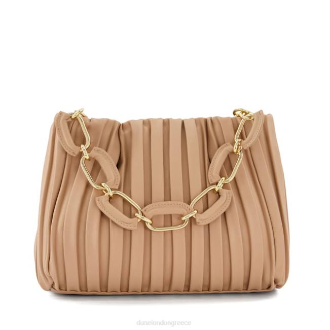 Dune London κοκκινίζω γυναίκες μεσαία πτυχωτή τσάντα με λαβή αλυσίδας J84Z3 διδάσκαλος