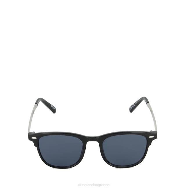 Dune London μαύρος άνδρες γυαλιά ηλίου σε λεπτή γραμμή J84Z713 συσκοτισμένη
