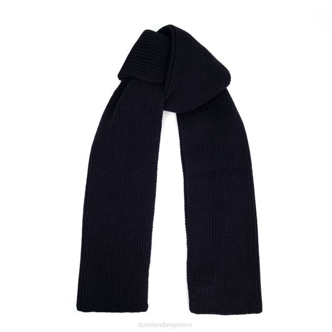 Dune London ΠΟΛΕΜΙΚΟ ΝΑΥΤΙΚΟ άνδρες μακρύ κασκόλ με υφή J84Z729 νάιλαν