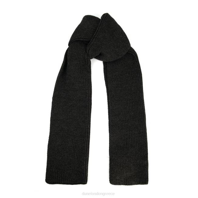 Dune London γκρί άνδρες μακρύ κασκόλ με υφή J84Z730 νάιλαν